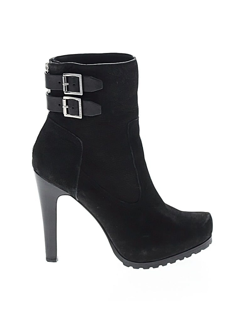 Pre-owned Rachel Zoe Ankle Boots In Black