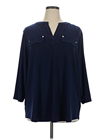 Jones New York Signature 3/4 Sleeve Blouse (view 1)