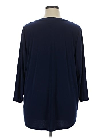 Jones New York Signature 3/4 Sleeve Blouse (view 2)