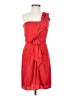 BCBGMAXAZRIA 100% Polyester Solid Red Cocktail Dress Size 2 - photo 1