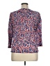 Ruby Rd. Blue Long Sleeve Henley Size XL - photo 2