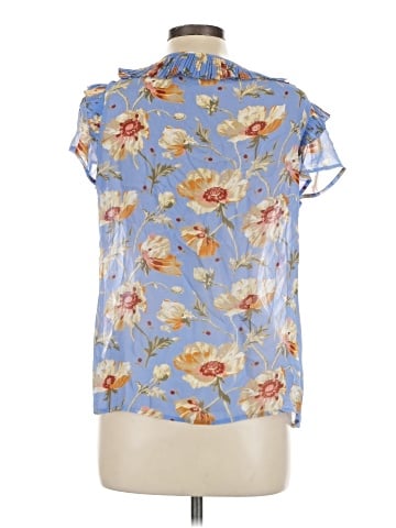 Paige Short Sleeve Silk Top (view 2)