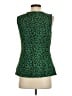 Banana Republic 100% Polyester Green Sleeveless Top Size 4 - photo 2