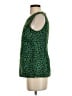 Banana Republic 100% Polyester Green Sleeveless Top Size 4 - photo 5