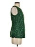 Banana Republic 100% Polyester Green Sleeveless Top Size 4 - photo 4