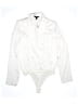 Express 100% Polyester White Bodysuit Size S - photo 1