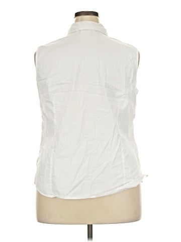 Cherokee Sleeveless Button-Down Shirt (view 2)