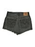 Levi's 100% Cotton Gray Denim Shorts Size 26 waist - photo 2