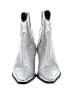 Zara Silver Ankle Boots Size EU 38 - photo 2