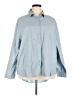 Unbranded Blue Long Sleeve Button-Down Shirt Size XXXL - photo 1
