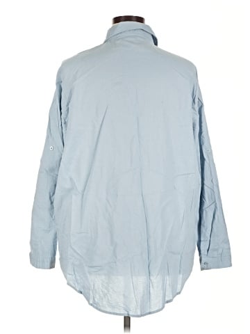 Unbranded Long Sleeve Button-Down Shirt (view 2)