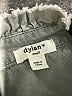Dylan 100% Cotton Solid Gray Long Sleeve Button-Down Shirt Size S - photo 7