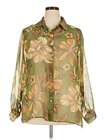 Impressions Long Sleeve Blouse (view 1)
