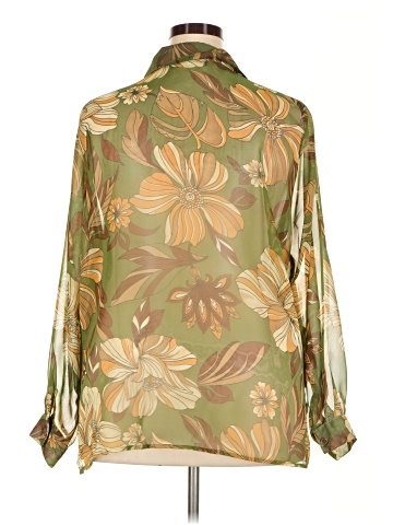 Impressions Long Sleeve Blouse (view 2)