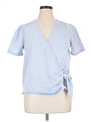 MICHAEL Michael Kors Short Sleeve Blouse (view 1)