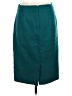 J.Crew 100% Polyester Solid Teal Formal Skirt Size 8 (tall) - photo 2