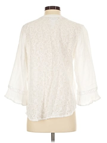 Alfred Dunner 3/4 Sleeve Button-Down Shirt (view 2)