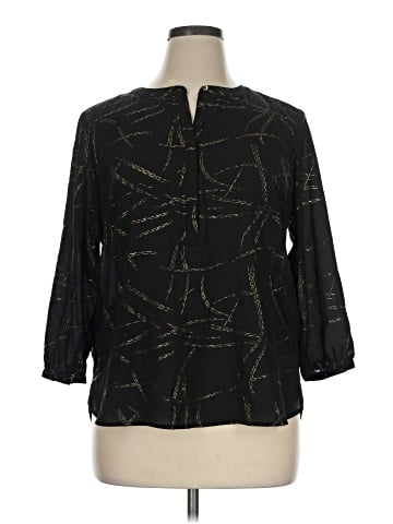 JM Collection 3/4 Sleeve Blouse (view 1)
