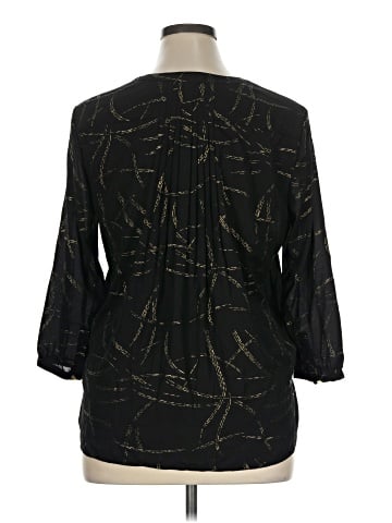 JM Collection 3/4 Sleeve Blouse (view 2)