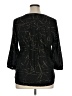 JM Collection 100% Polyester Black 3/4 Sleeve Blouse Size XL - photo 2