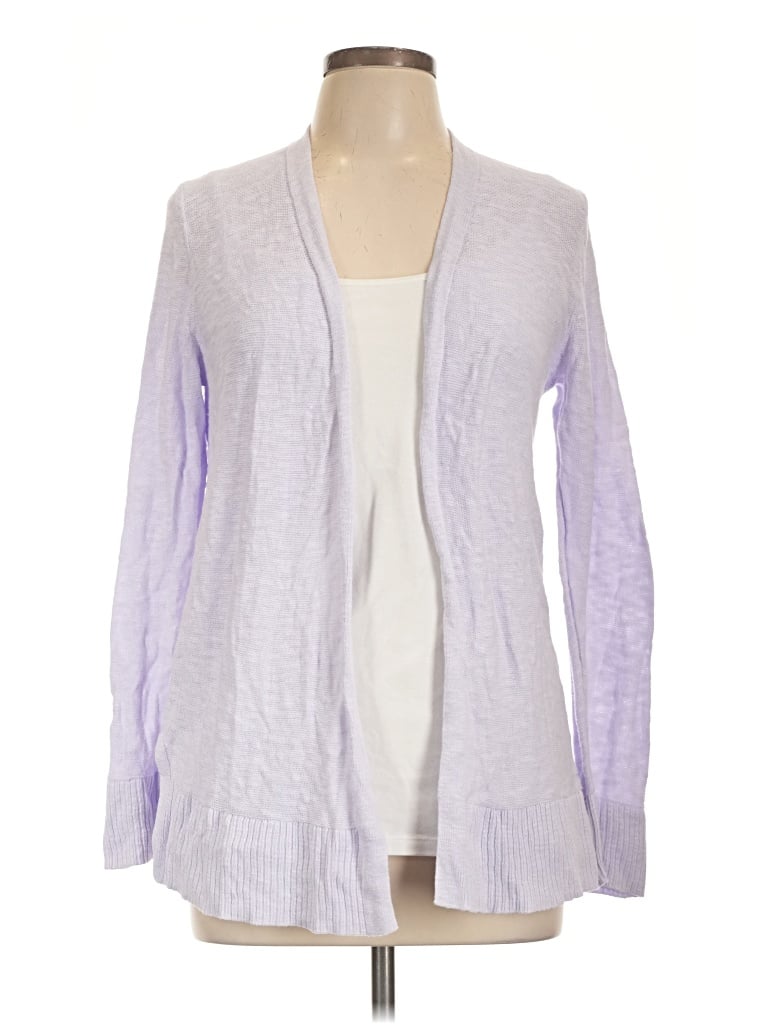 Pre-owned Gap Outlet Cardigan Sweater In Purple