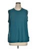 Athleta Teal Sleeveless T-Shirt Size 1X - photo 1