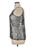 Talbots 100% Polyester Silver Tank Top Size 14 - photo 5