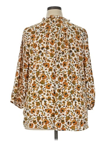 Market and Spruce 3/4 Sleeve Blouse (view 2)