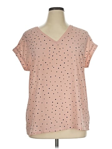 Worthington Short Sleeve Blouse (view 1)