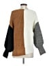 Cinq à Sept 100% Acrylic Color Block Brown Pullover Sweater Size XS - photo 2