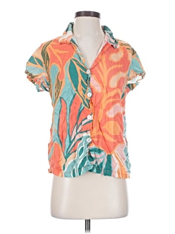 Vitamin A Short Sleeve Blouse (view 1)