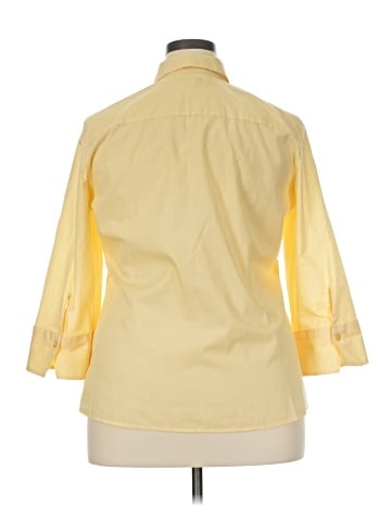 Foxcroft 3/4 Sleeve Button-Down Shirt (view 2)