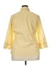Foxcroft Yellow 3/4 Sleeve Button-Down Shirt Size 18 - photo 2