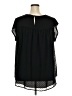 DR2 100% Polyester Black Sleeveless Blouse Size 3X - photo 2