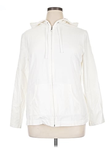 Karen Scott Sport Zip Up Hoodie (view 1)