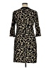 En Focus Studio Animal Print Black Casual Dress Size 14 - photo 2