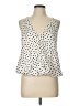 Ann Taylor LOFT 100% Polyester Ivory Tank Top Size L - photo 1
