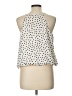Ann Taylor LOFT 100% Polyester Ivory Tank Top Size L - photo 2
