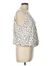 Ann Taylor LOFT 100% Polyester Ivory Tank Top Size L - photo 4