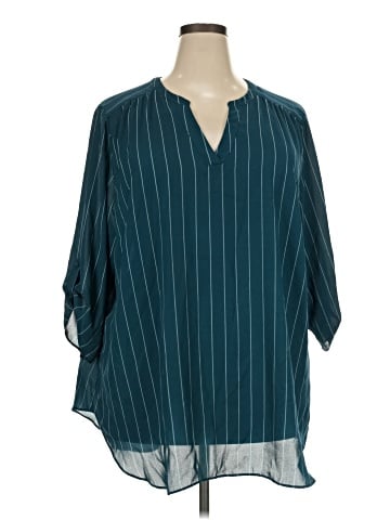 Worthington 3/4 Sleeve Blouse (view 1)