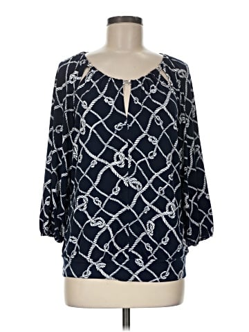 7th Avenue Design Studio New York & Company 3/4 Sleeve Blouse (view 1)