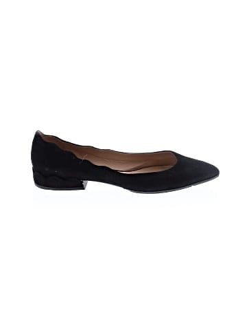 Chloé Suede Scalloped Pointed Toe Flats (view 1)