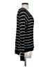 Velvet Stripes Black Pullover Sweater Size S - photo 4