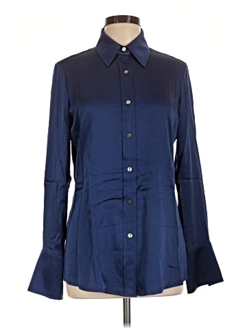 Ramy Brook Long Sleeve Silk Top (view 1)