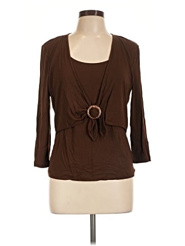 Jones New York Signature 3/4 Sleeve Top (view 1)