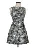 Alice + Olivia Animal Print Silver Cocktail Dress Size S (estimated) - photo 1