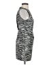 Alice + Olivia Animal Print Silver Cocktail Dress Size S (estimated) - photo 4