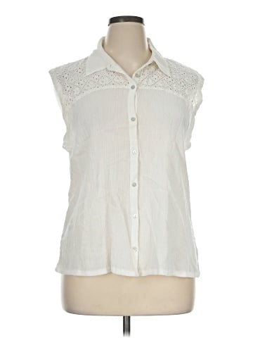 Lucky Brand Sleeveless Button-Down Shirt (view 1)