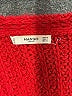 Mango Solid Red Pullover Sweater Size S - photo 7