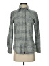 J.Crew Houndstooth Gray Long Sleeve Button-Down Shirt Size 00 - photo 1